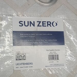 Sun Zero Tan Curtain Panel by Lichtenberg
